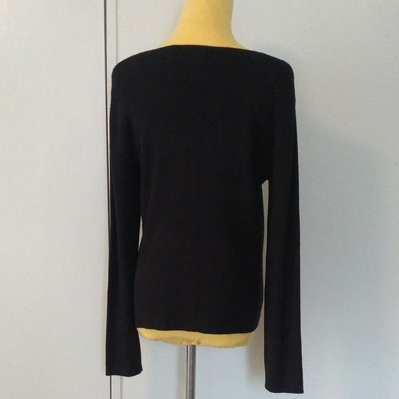 Design Lab Black Sweater Size S Long Sleeve - Picture 6 of 11